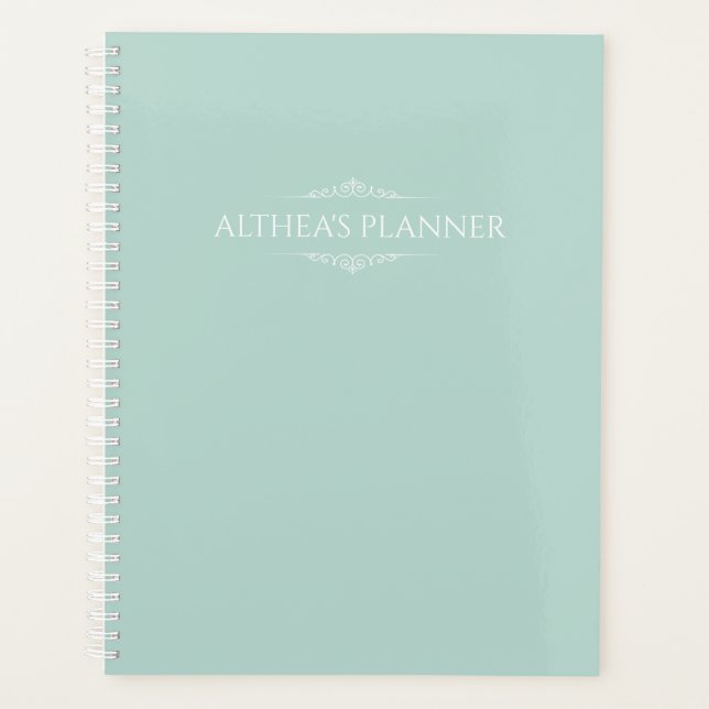 Agenda Calendario 2020 simple pero elegante | Planificado (Anverso)