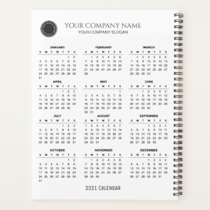 Agenda Calendario 2021 simple pero elegante Planificado
