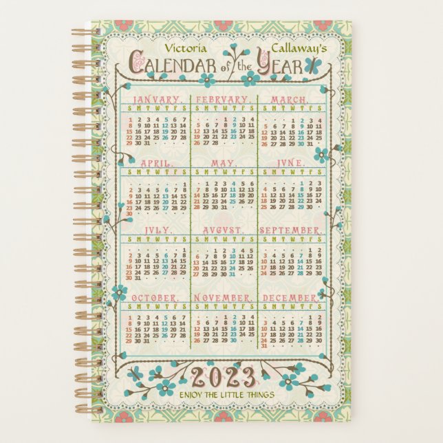 Agenda Calendario 2023 (Consulte Descripción de la versió (Anverso)