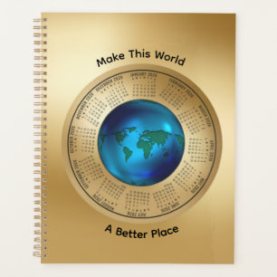 Agenda Calendario 2026 Haz del mundo un lugar mejor