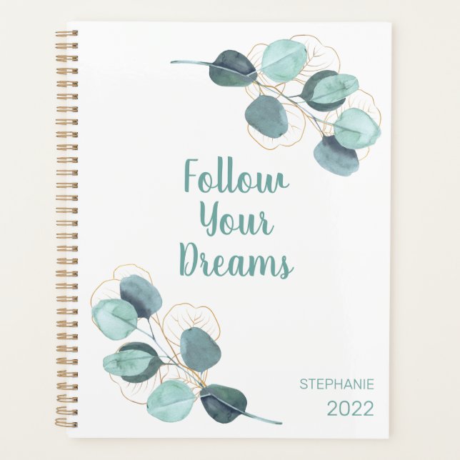 Agenda Calendario Botánico Personalizado (Anverso)