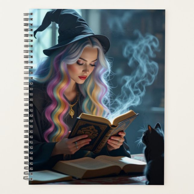 Agenda Calendario de Brujas de Halloween (Anverso)