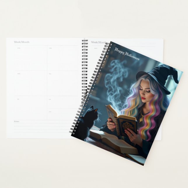 Agenda Calendario de Brujas de Halloween (Demostración)