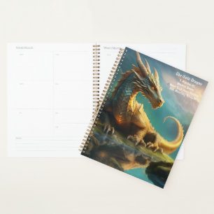 Agenda Calendario de dragones de oro