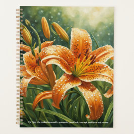 Agenda Calendario de la flor del tigre