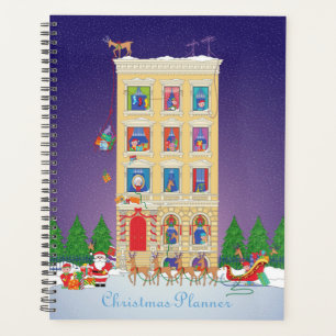 Agenda Calendario de la noche antes del Navidad y