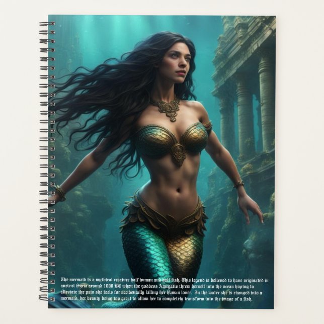Agenda Calendario de leyenda de sirena (Anverso)