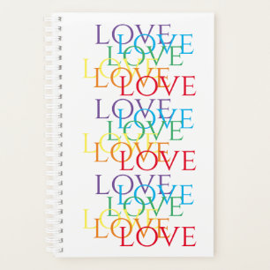Agenda Calendario de planificación 5.5x8.5 para RAINBOW L