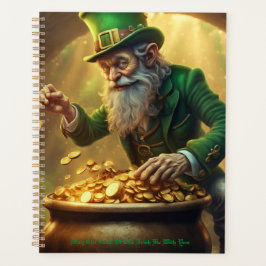 Agenda Calendario de saludo de Leprechaun