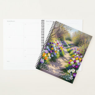 Agenda Calendario de Simbolismo de Crocus