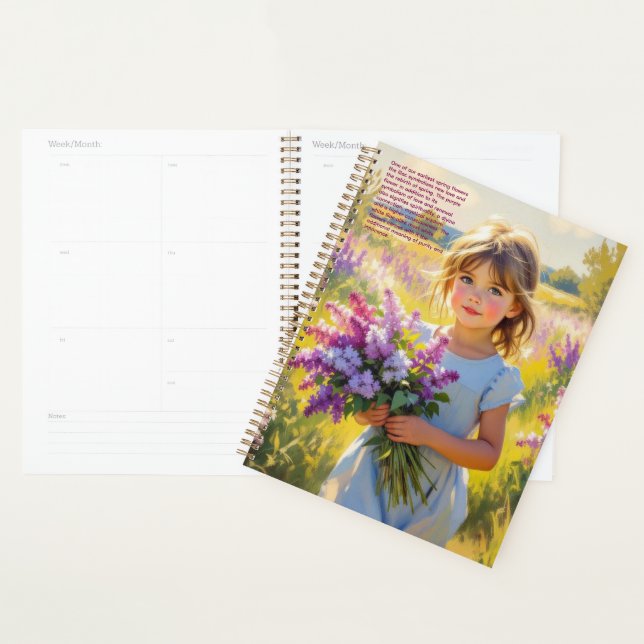 Agenda Calendario de Simbolismo de Lilas (Demostración)