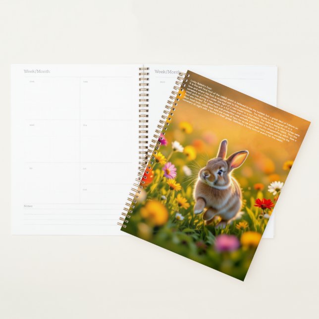 Agenda Calendario del Pie de Conejo Afortunado (Demostración)