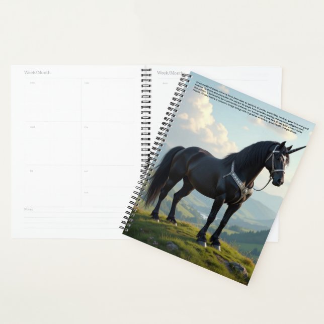 Agenda Calendario del Unicornio Afortunado (Demostración)