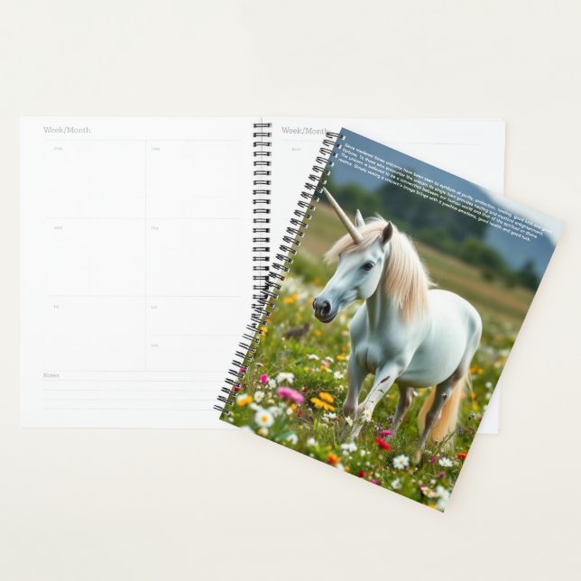 Agenda Calendario del Unicornio Afortunado (Demostración)