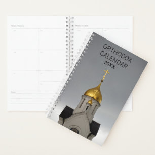 Agenda Calendario ortodoxo Diario Iglesia rusa Foto