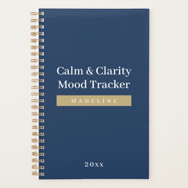 Agenda Calm & Clarity | Personalized Mood Tracker (Anverso)