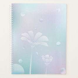 Agenda Calm Flower Hardcover Daily Planner