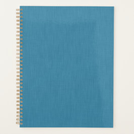 Agenda Calm & simple Blue linen textured background