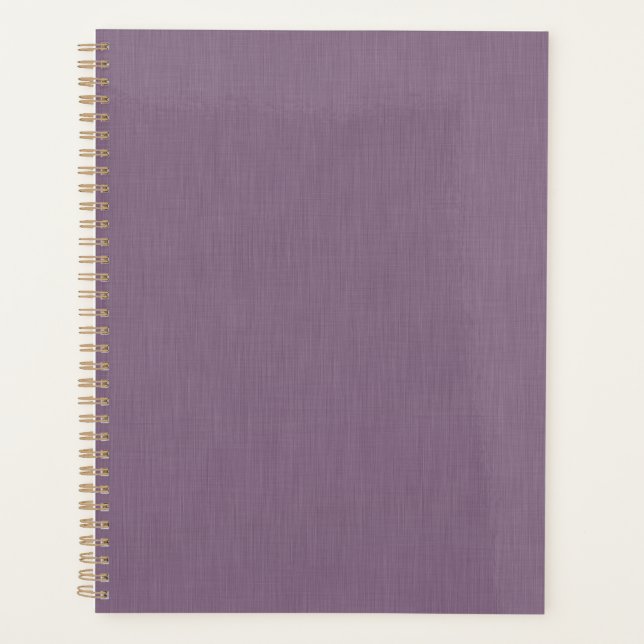 Agenda Calm & simple Purple textured background  (Anverso)