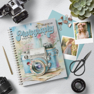 Agenda Cámara Retro Planner de Plano de Fotografía Person