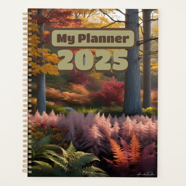 Agenda Cambios de otoño Evolution Life Green Brown (Anverso)