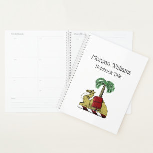 Agenda Camello heráldico Palma Árbol Color Escudo de Arma