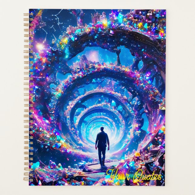 Agenda Caminando hacia el túnel de gemas místicas infinit (Anverso)