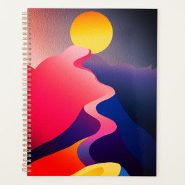 Agenda Camino al Sol – Vibrante Montaña Abstracta