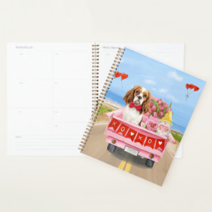 Agenda Camión de corazones del día de San Valentín para p
