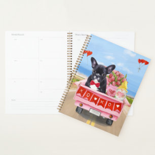Agenda Camión El día de San Valentín de Bulldog francés