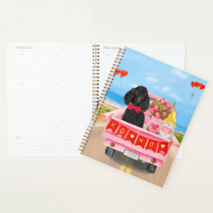 Agenda Camiones de El día de San Valentín de perro de per