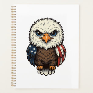 Agenda Camiseta Águila Bebé Patriótica Grabada Vintage_1