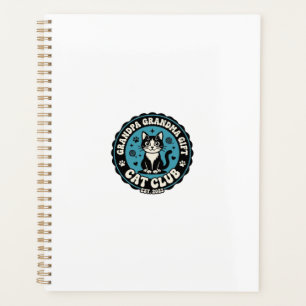 Agenda Camiseta Arte para Amantes de Gatos Abuelo Abuela 
