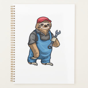 Agenda Camiseta clásica de llave de mecánica de perezoso