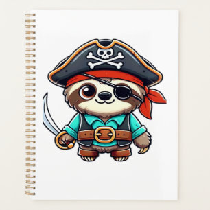 Agenda Camiseta Clásica de Pirata de Halloween de Perezos