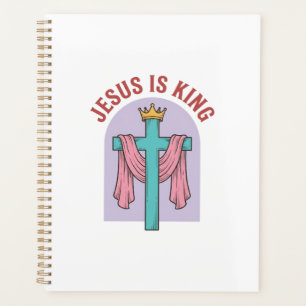 Agenda Camiseta cristiana vintage corona cruz Jesús es re