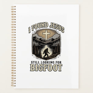 Agenda Camiseta cristiana vintage divertida Jesús Bigfoot