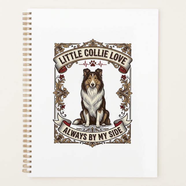 Agenda Camiseta de Amante de Perro Collie con Cita de Gra (Anverso)
