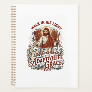 Agenda Camiseta de ánimo de discapacidad de Jesús Inspira