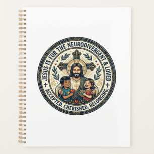 Agenda Camiseta de ánimo neurodivergente de Jesús Inspira