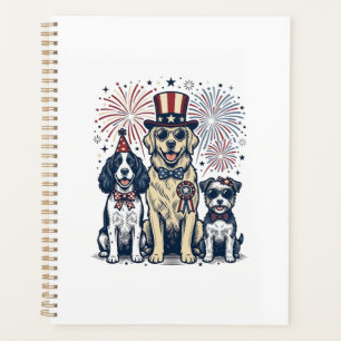 Agenda Camiseta de diseño de grabado vintage trío de perr
