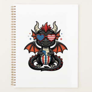 Agenda Camiseta de diseño vectorial vintage de dragón beb