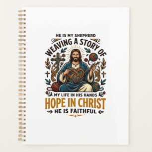 Agenda Camiseta de ganchillo de Jesús Fe Inspiradora