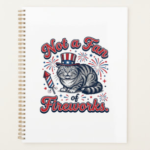 Agenda Camiseta de gato asustado que no es fanático de lo