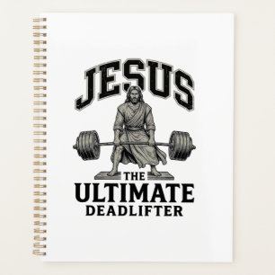 Agenda Camiseta de gimnasio vintage de Jesús levantador d