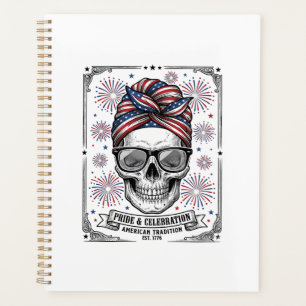 Agenda Camiseta de grabado vintage fuegos artificiales cr