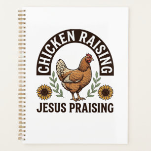 Agenda Camiseta de granja vintage de crianza de pollos al