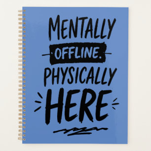 Agenda Camiseta de Introvertido Mentalmente Desconectado
