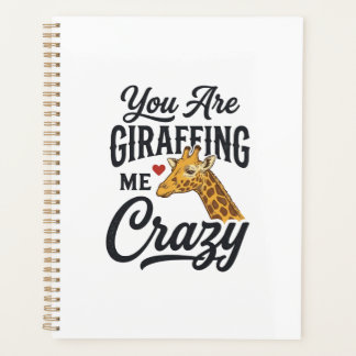 Agenda Camiseta de jirafa divertida que me está volviendo
