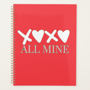Agenda Camiseta de San Valentín XOXO TODO MÍO - Diseño de
